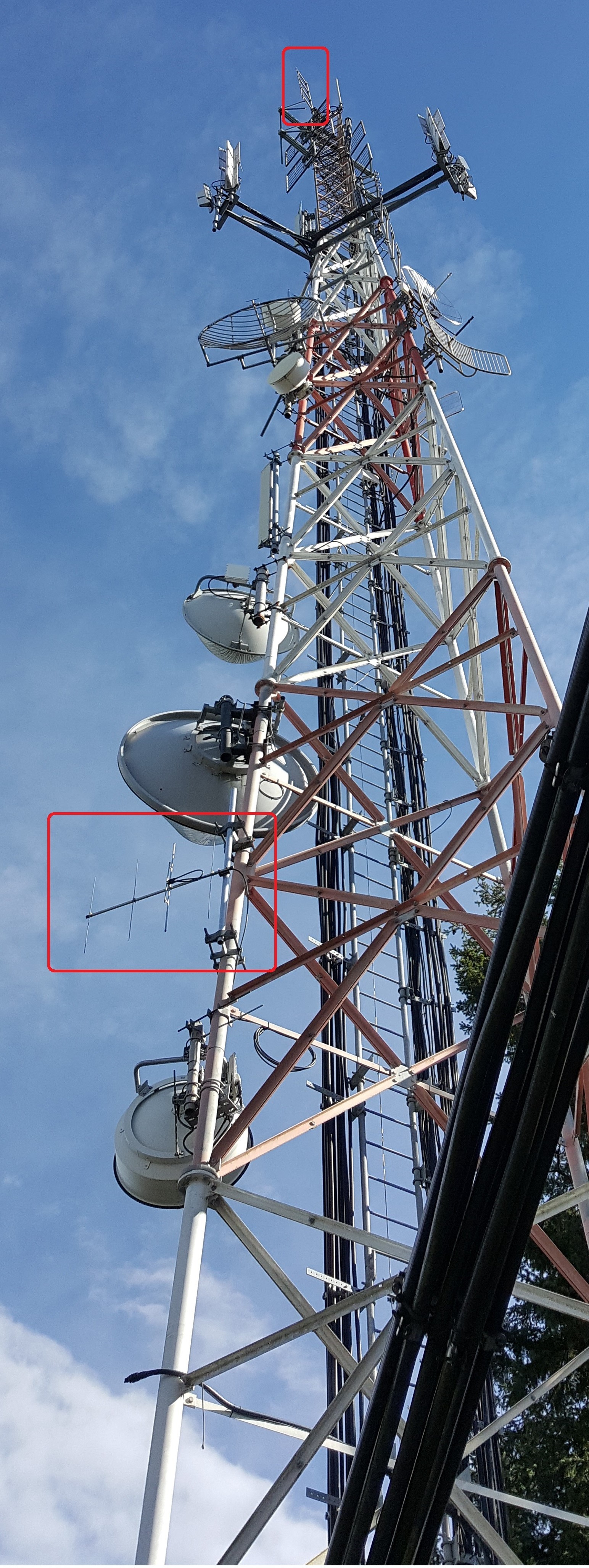 VE7RXZ repeater tower
