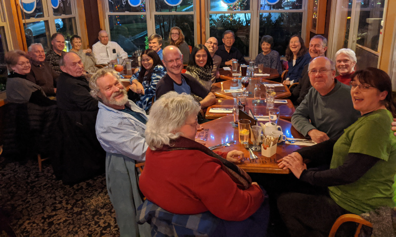 Illustration: VE7XNC Going Away and Christmas Dinner 2019
